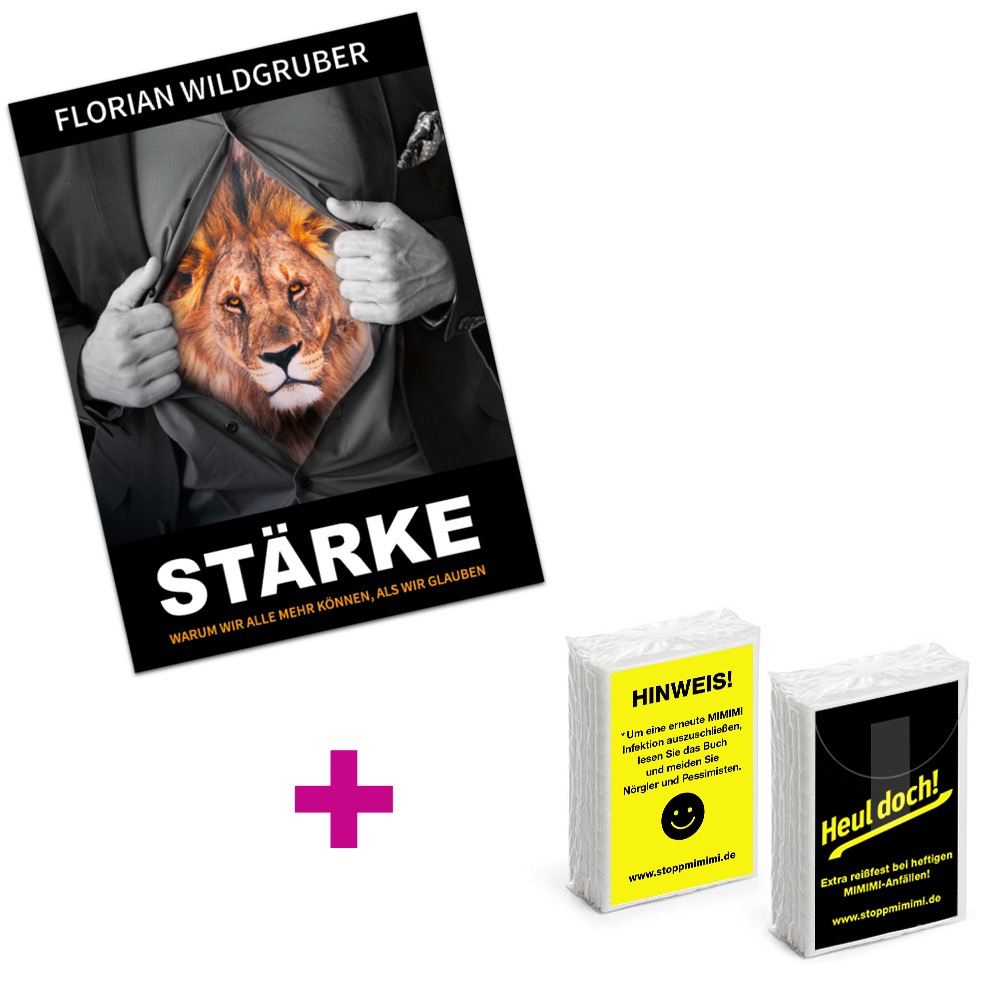 PDF zum Bestseller „STÄRKE“<br>+ STOPP MIMIMI Taschentücher